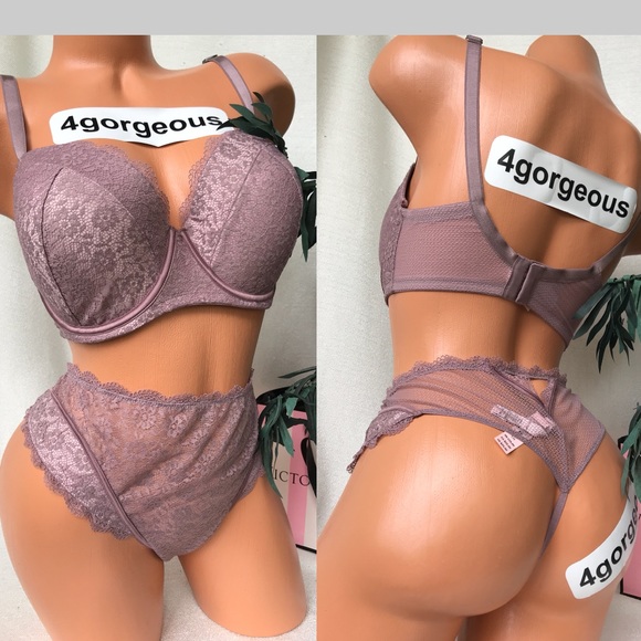 Victoria's Secret Other - VS 34ddd/L HIGH WAISTED ANGELS LINED DEMI BRA SET